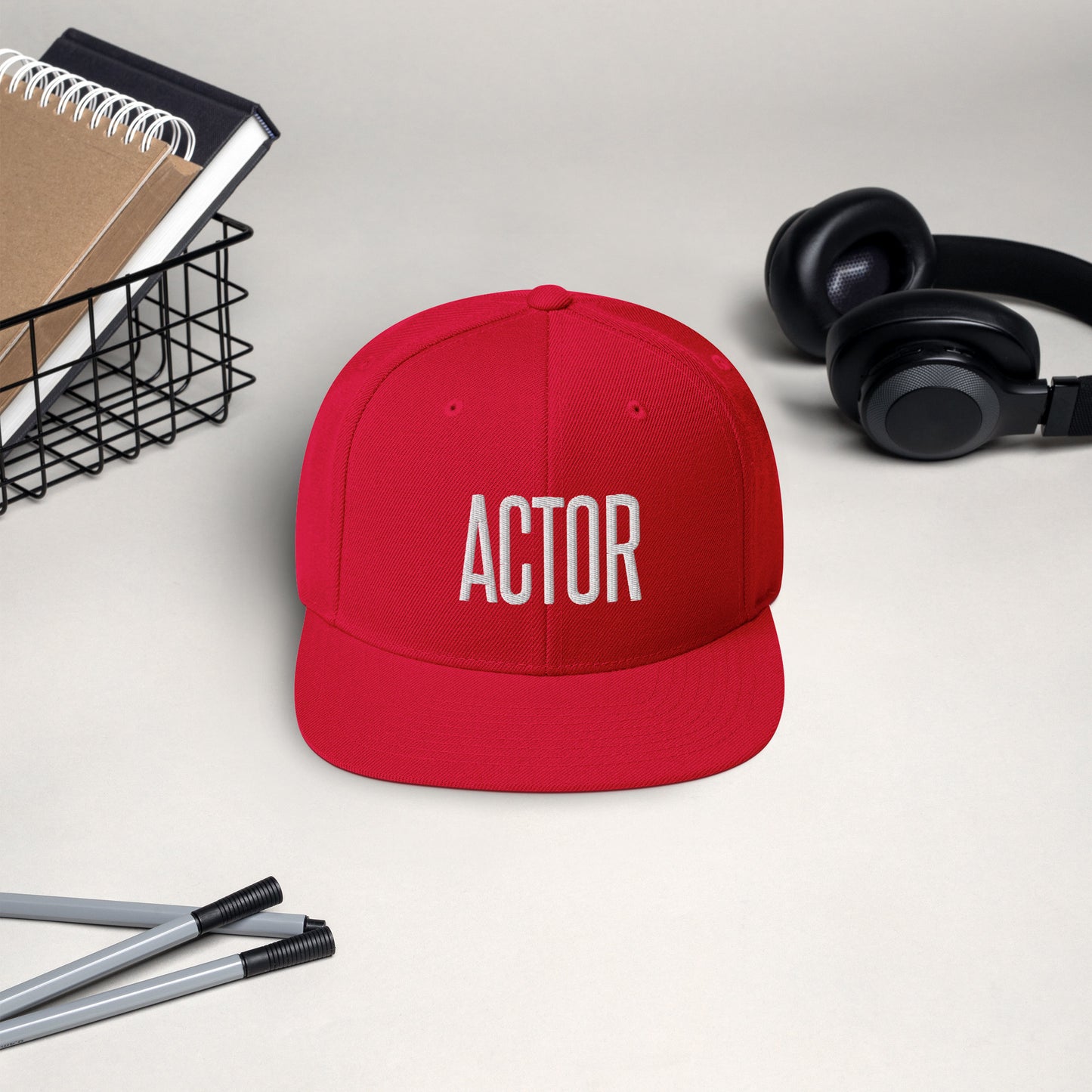 Embroidered Careers Cap: ACTOR