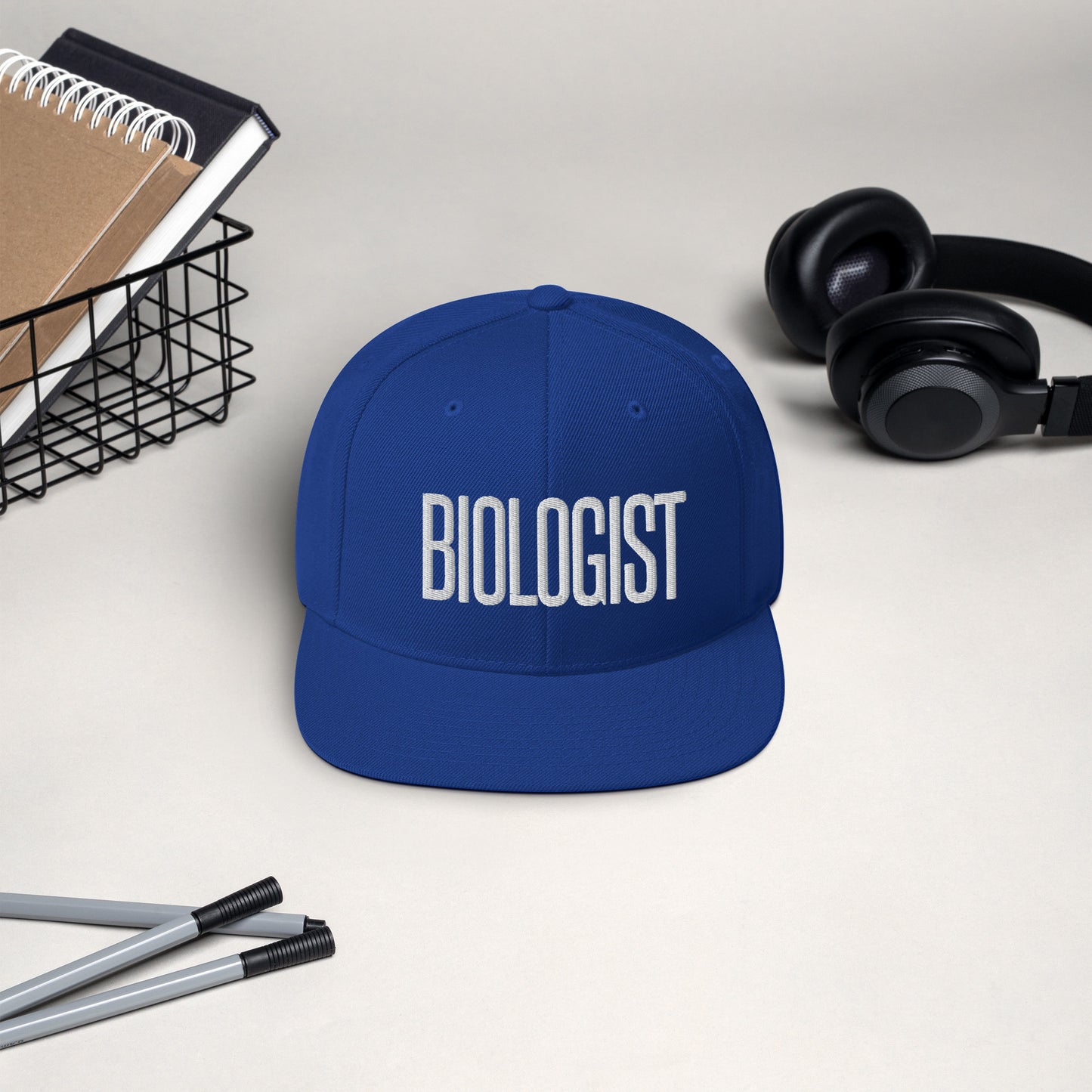 Embroidered Careers Cap: BIOLOGIST