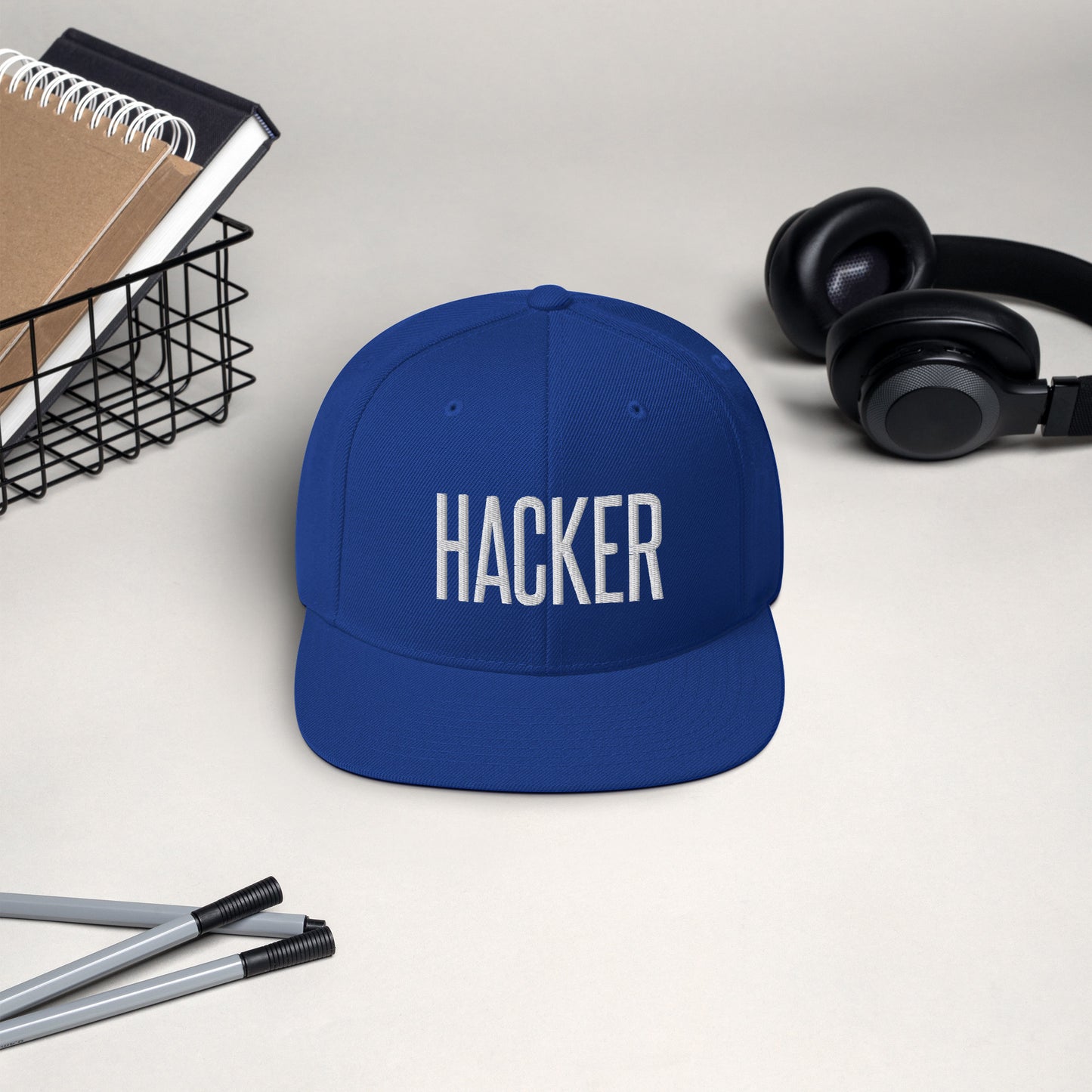 Embroidered Careers Cap: HACKER