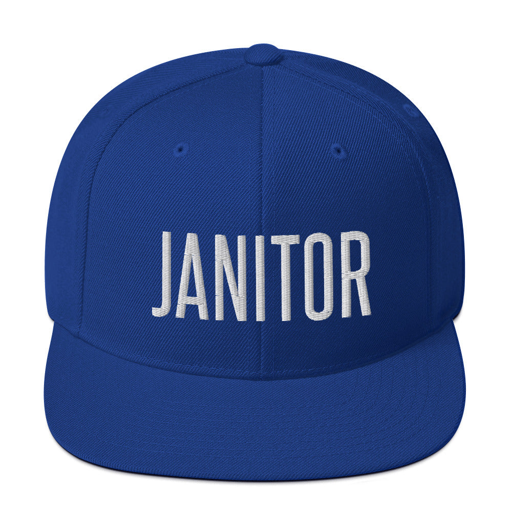 Embroidered Careers Cap: JANITOR