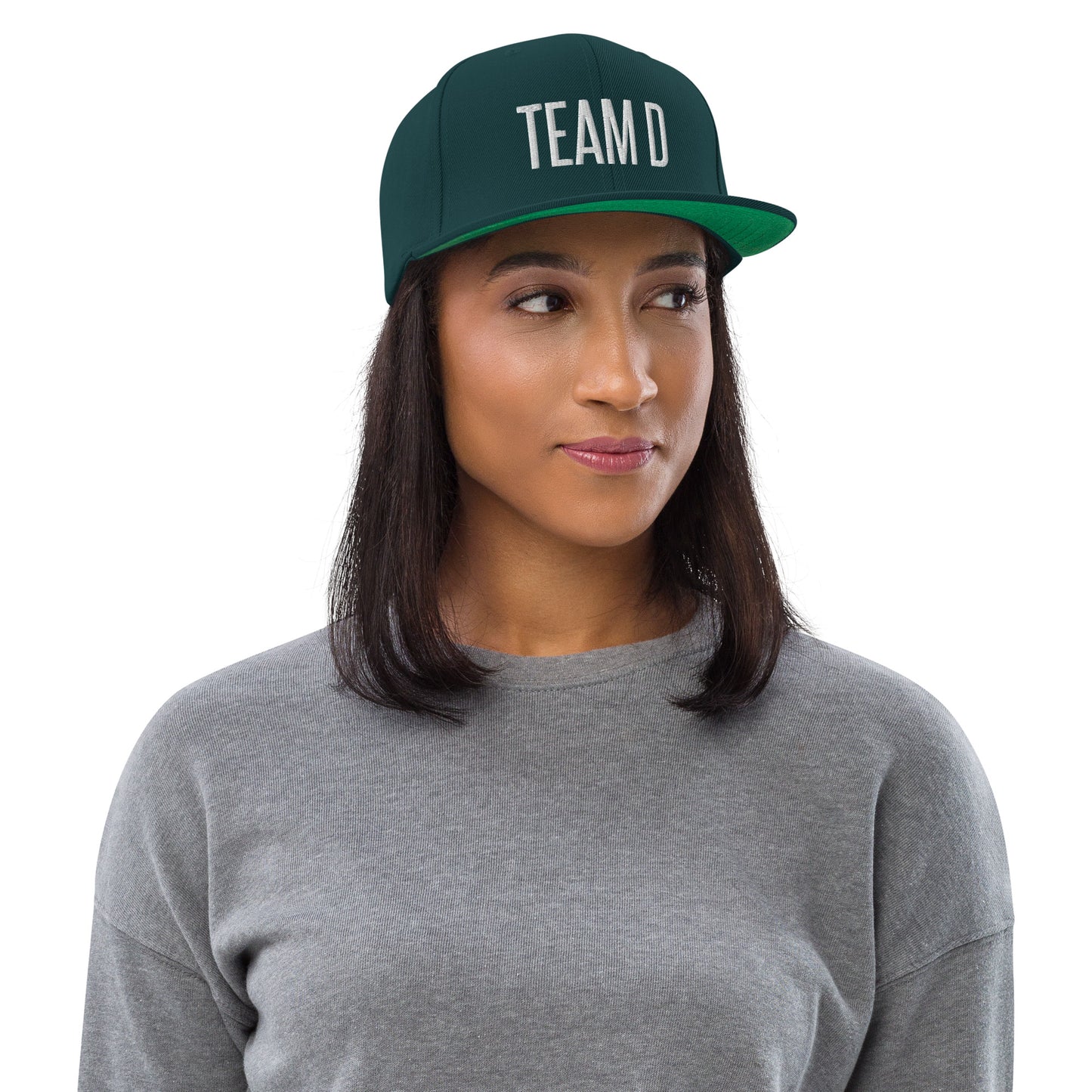 Embroidered Careers Cap: TEAM D