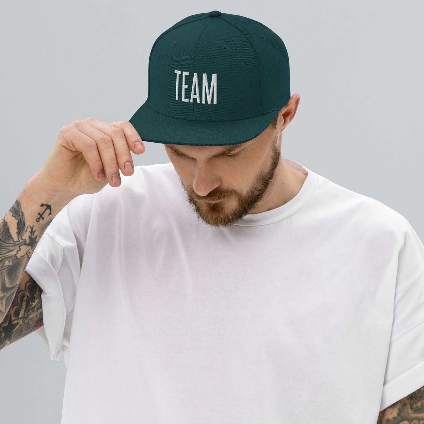 Embroidered Careers Cap: TEAM