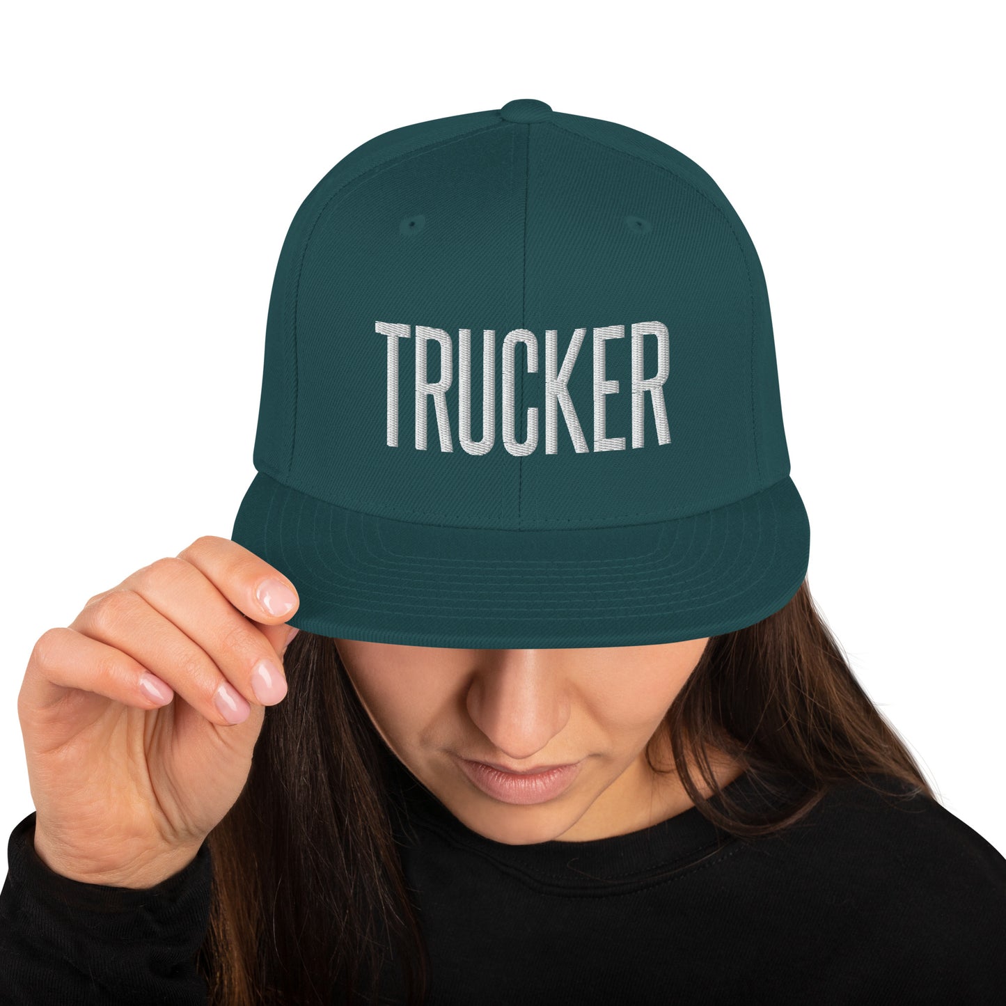 Embroidered Careers Cap: TRUCKER