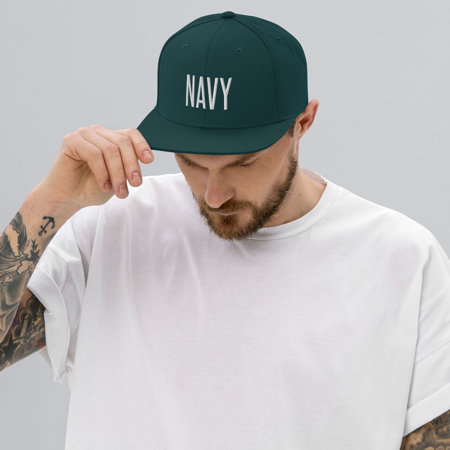 Embroidered Careers Cap: NAVY