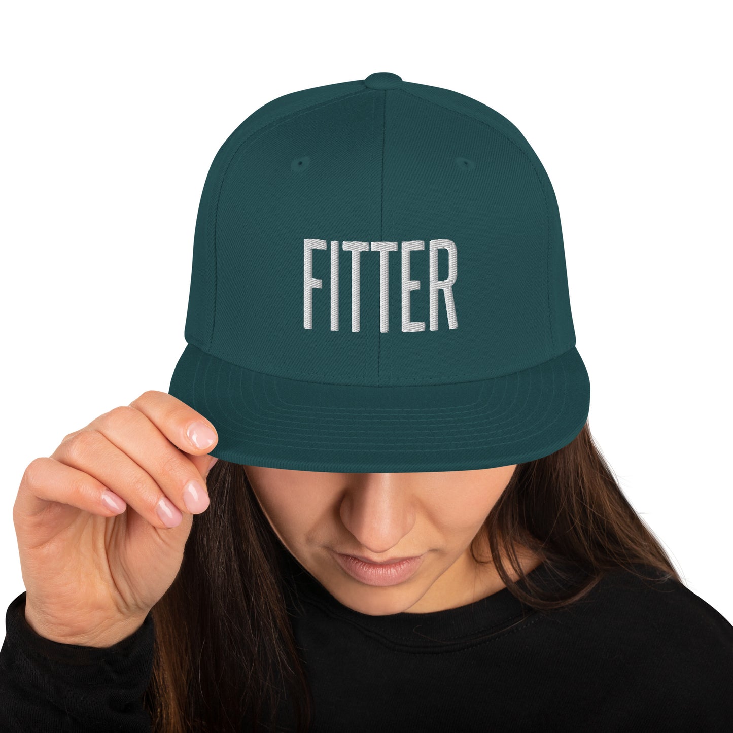 Embroidered Careers Cap: FITTER