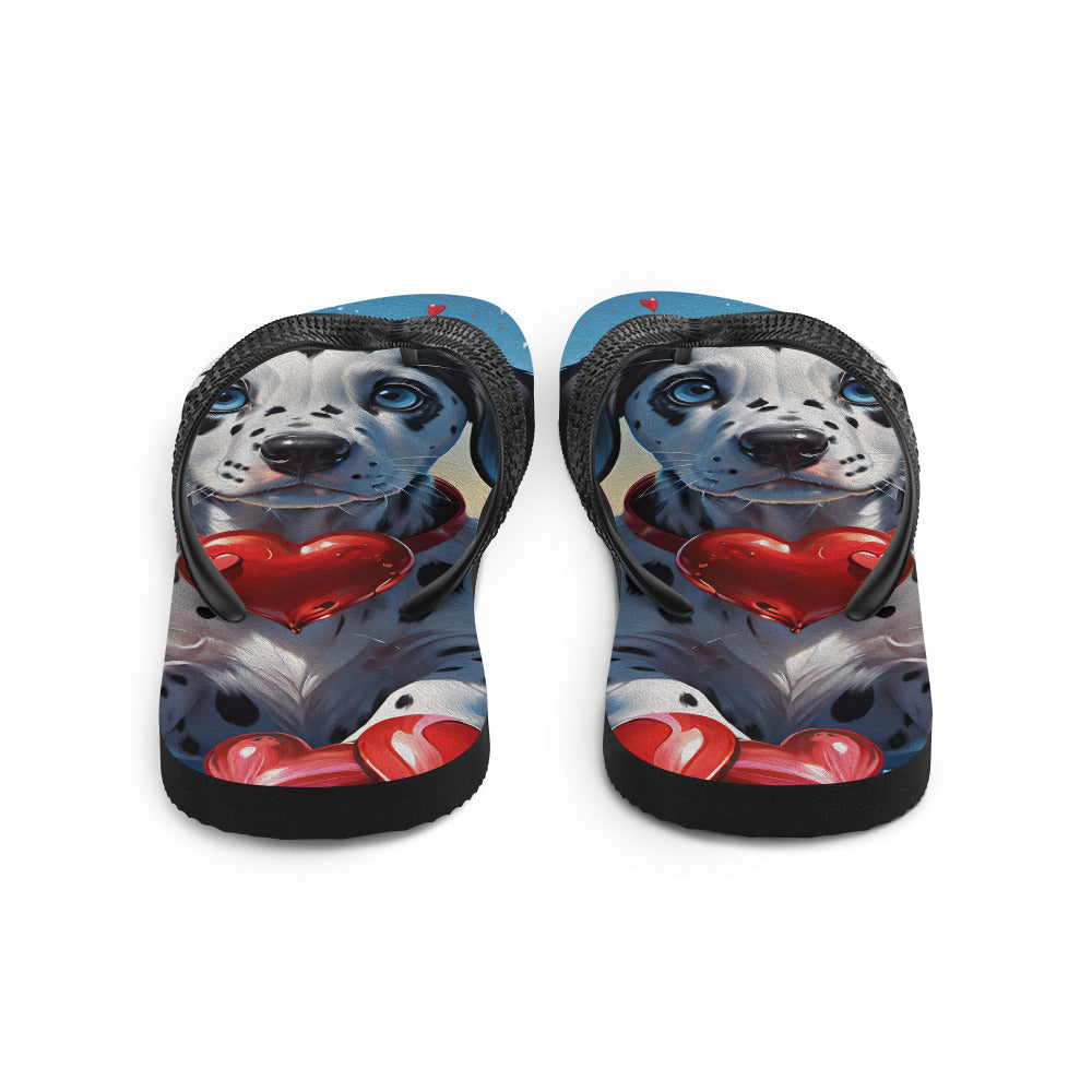 Robot Planet: We love dogs! Fluffy Dog Flap Flip Flops.