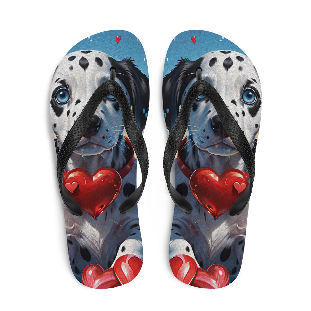 Robot Planet: We love dogs! Fluffy Dog Flap Flip Flops.