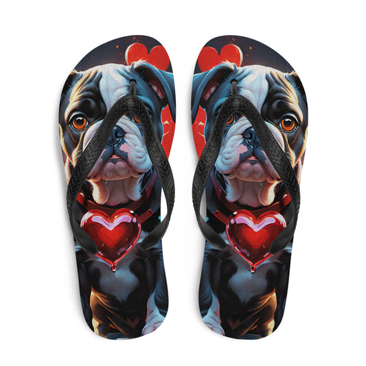 Robot Planet: We love dogs! Fluffy Dog Flap Flip Flops.