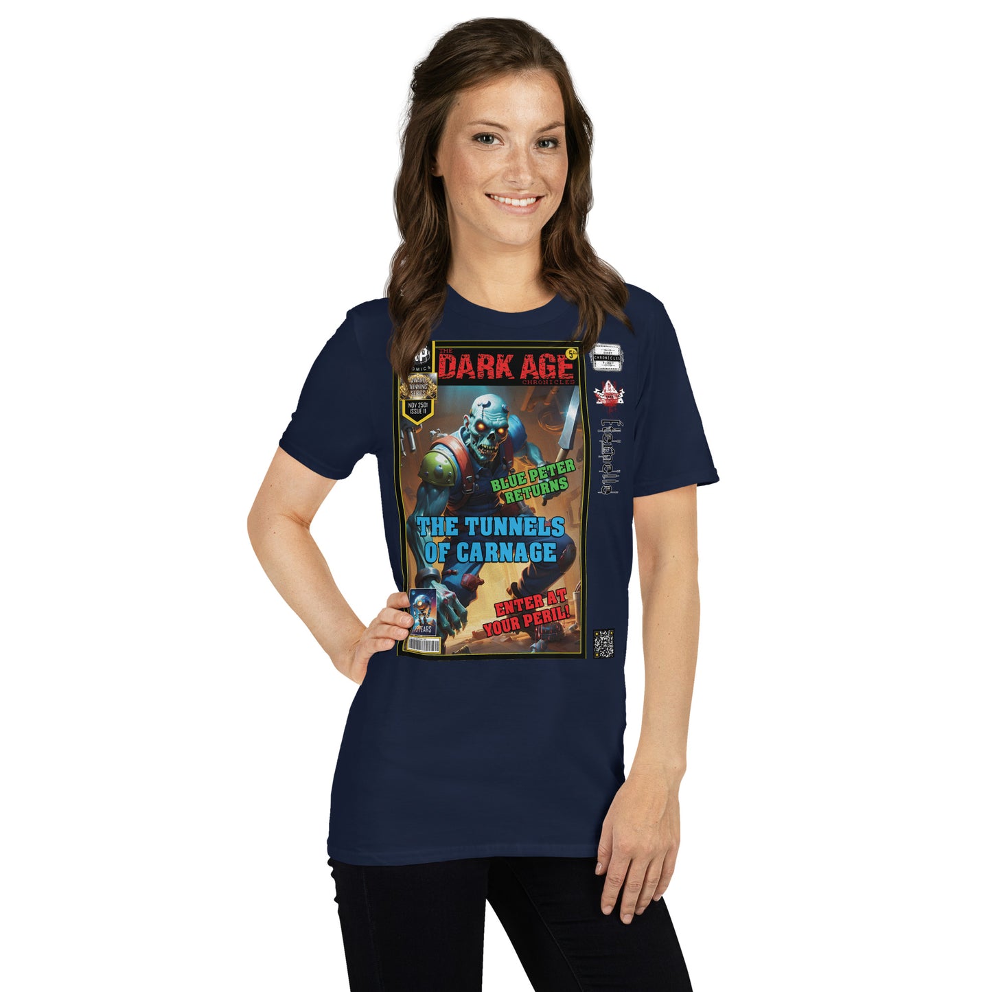 T-Shirt / Tshirt: The Dark Age: Éternelle Comics November 2501 Issue 11 - BLUE PETER RETURNS - TUNNELS OF CARNAGE