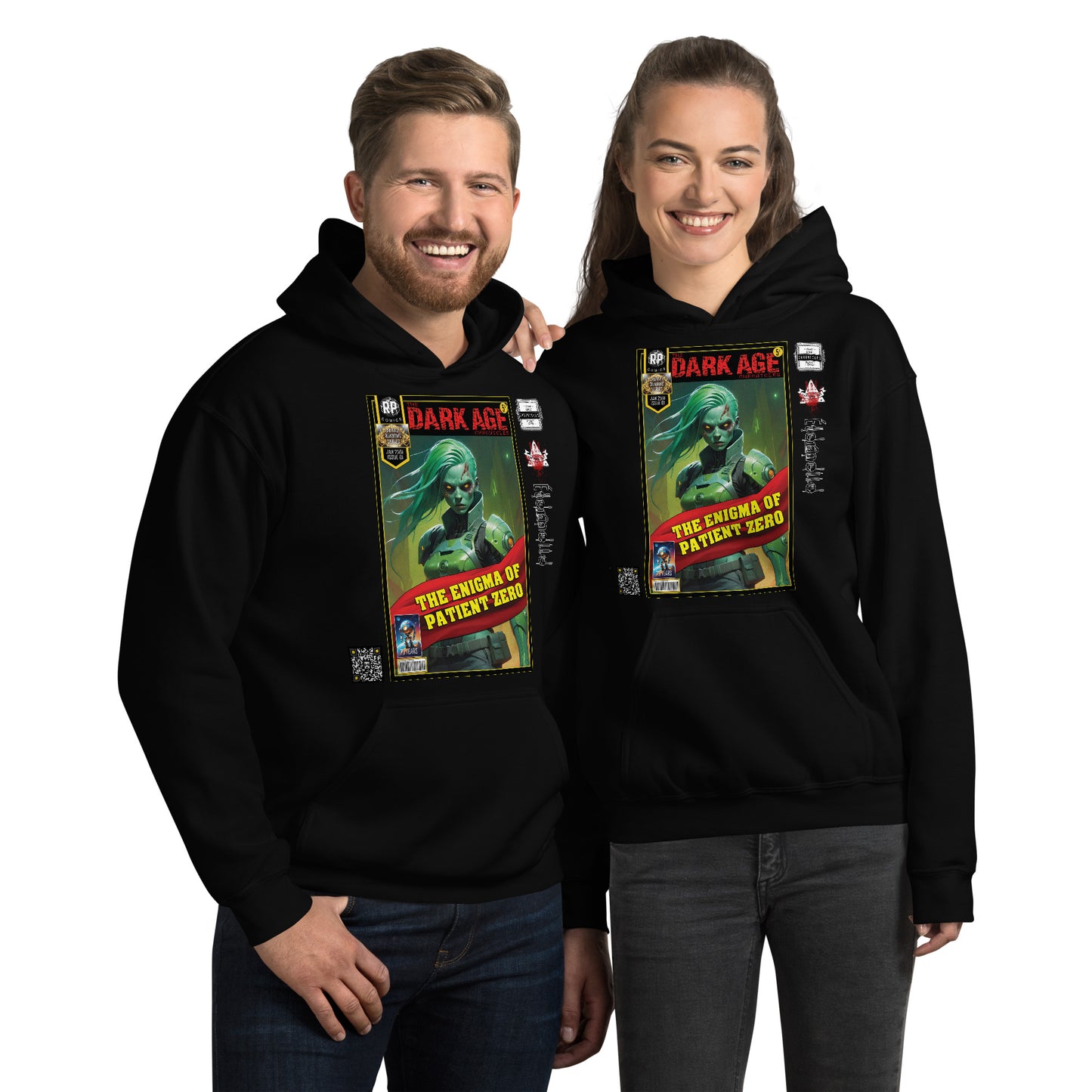 Robot Planet Unisex Hoodie / Hooded Top: The Dark Age: Éternelle Comics January 2501 Issue 01 - THE ENIGMA OF PATIENT ZERO