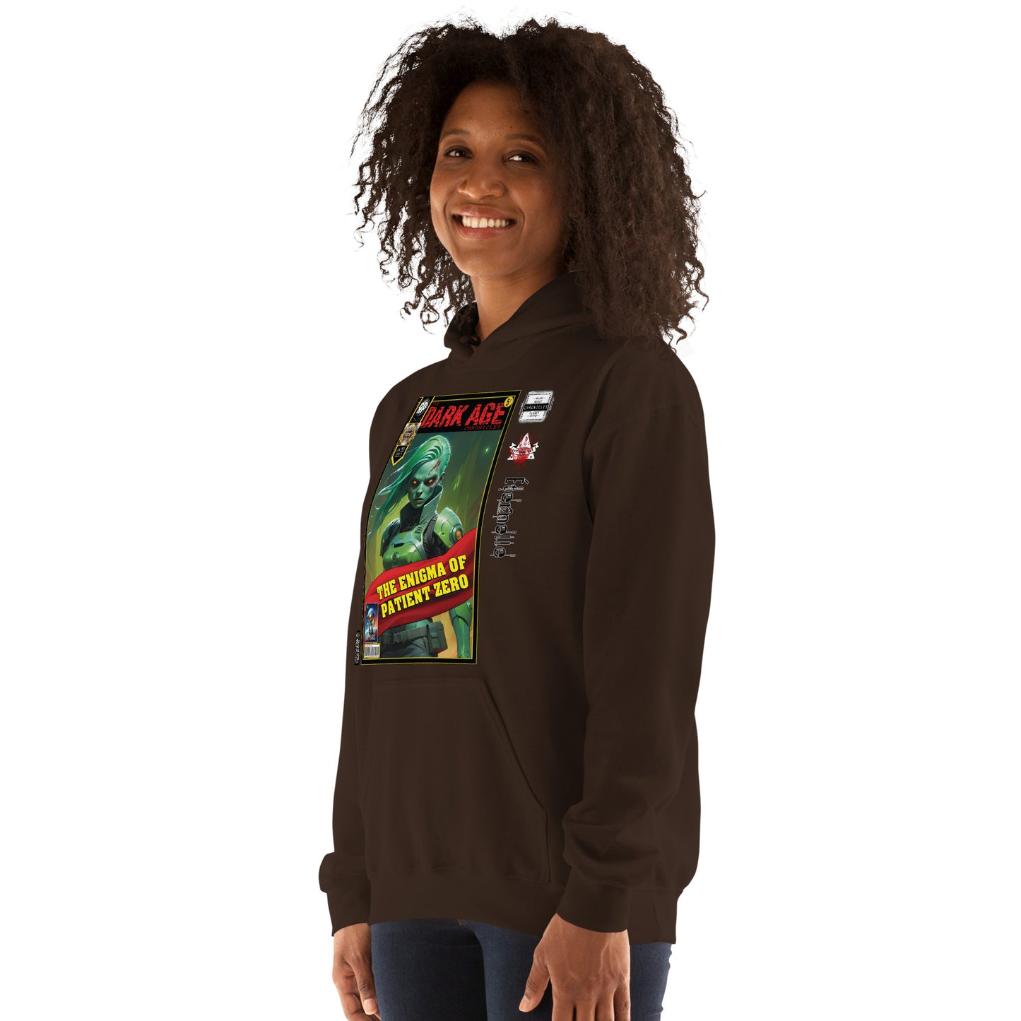 Robot Planet Unisex Hoodie / Hooded Top: The Dark Age: Éternelle Comics January 2501 Issue 01 - THE ENIGMA OF PATIENT ZERO