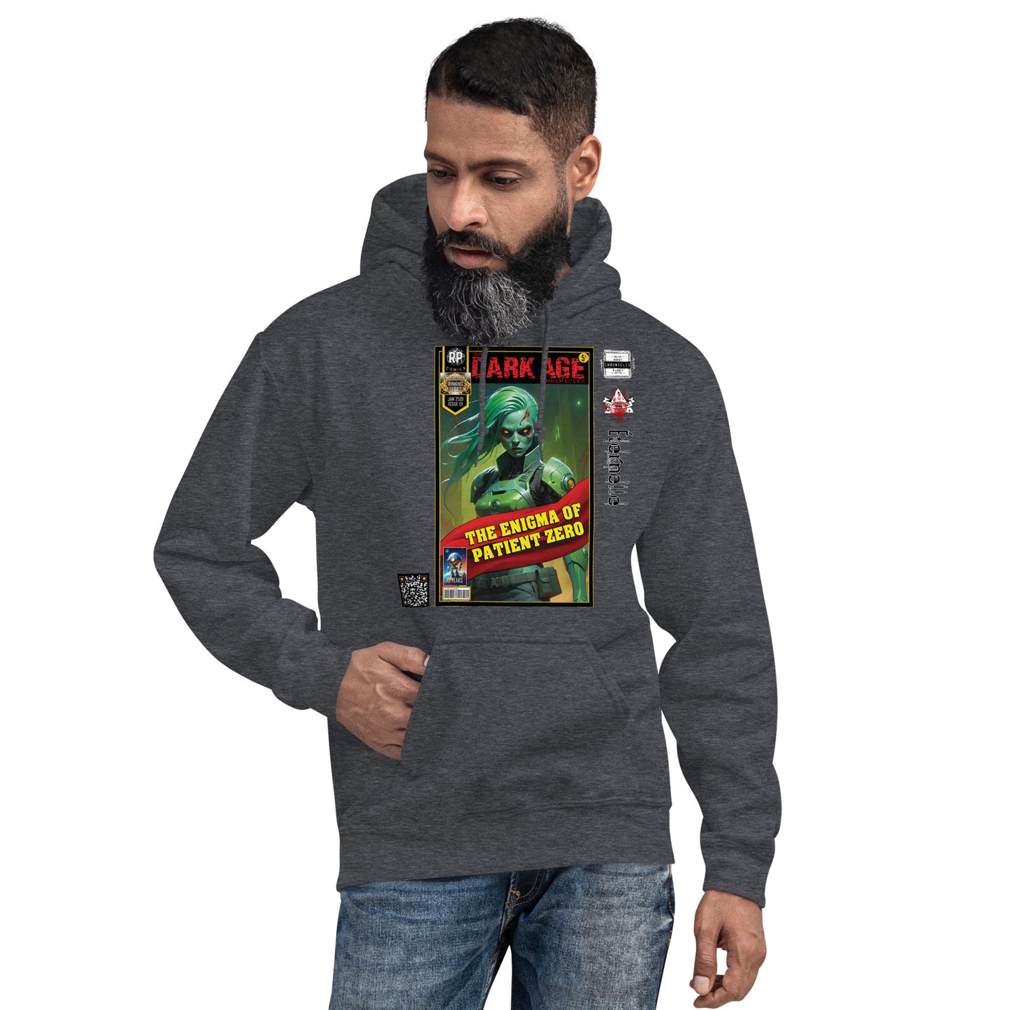 Robot Planet Unisex Hoodie / Hooded Top: The Dark Age: Éternelle Comics January 2501 Issue 01 - THE ENIGMA OF PATIENT ZERO