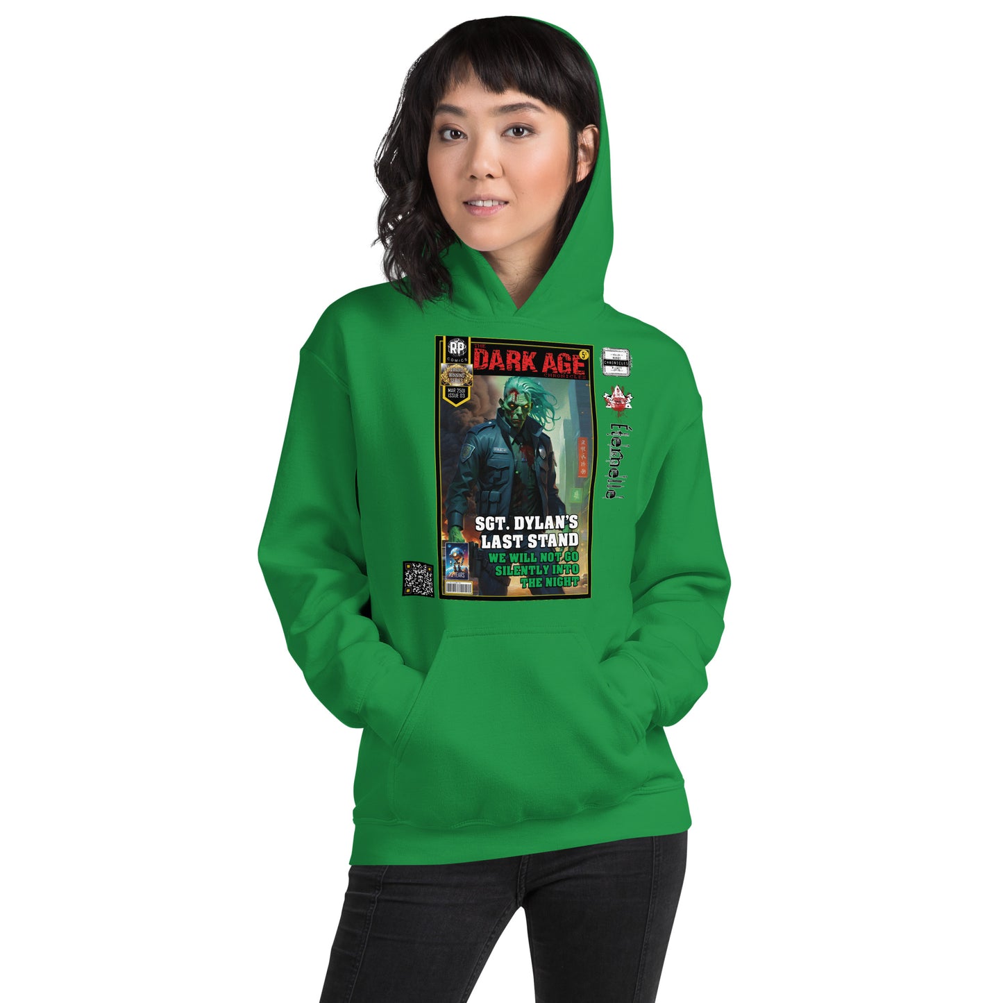 Robot Planet Unisex Hoodie / Hooded Top: The Dark Age: Éternelle Comics March 2501 Issue 03 - SGT. DYLAN'S LAST STAND