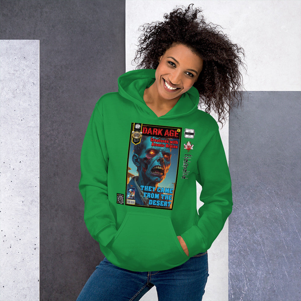 Robot Planet Unisex Hoodie / Hooded Top: The Dark Age: Éternelle Comics Dec 2501 Issue 12 - THEY CAME FROM THE DESERT - CREATURES WITH ATOMIC BRAINS