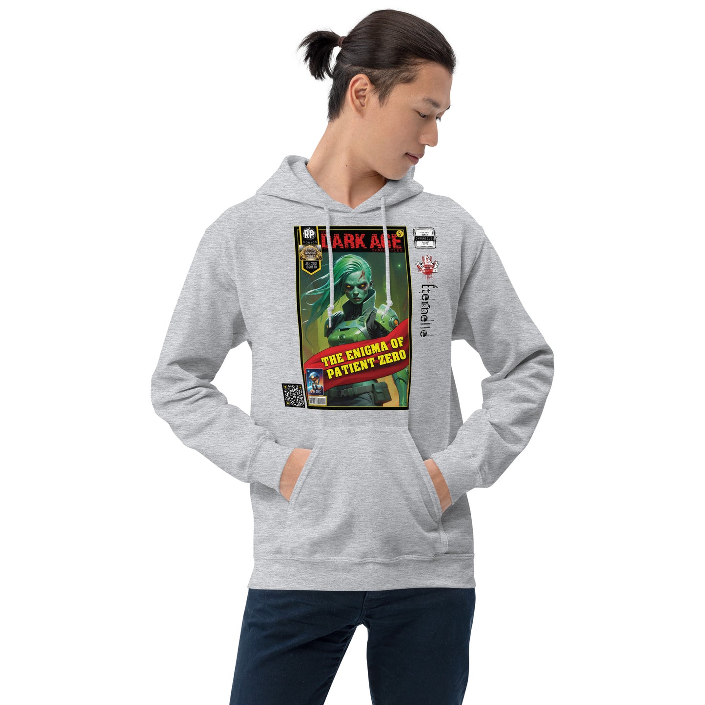 Robot Planet Unisex Hoodie / Hooded Top: The Dark Age: Éternelle Comics January 2501 Issue 01 - THE ENIGMA OF PATIENT ZERO