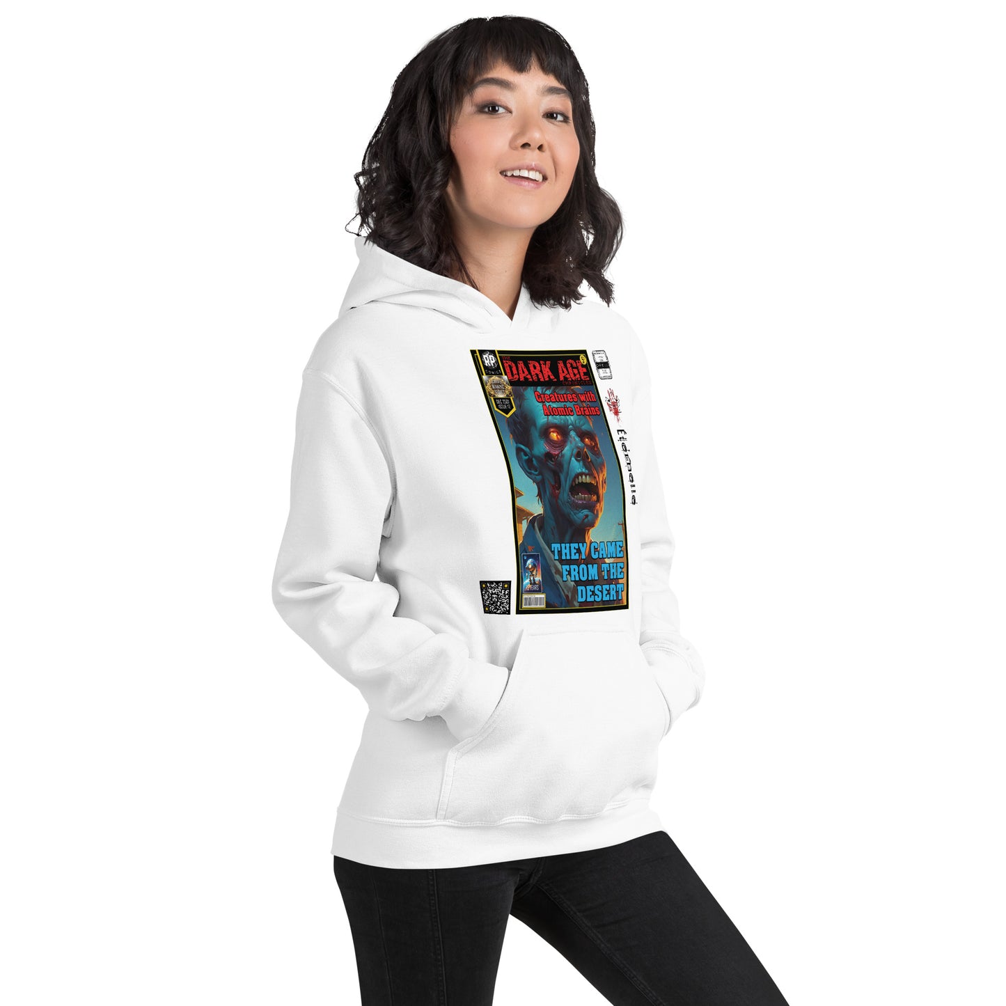 Robot Planet Unisex Hoodie / Hooded Top: The Dark Age: Éternelle Comics Dec 2501 Issue 12 - THEY CAME FROM THE DESERT - CREATURES WITH ATOMIC BRAINS